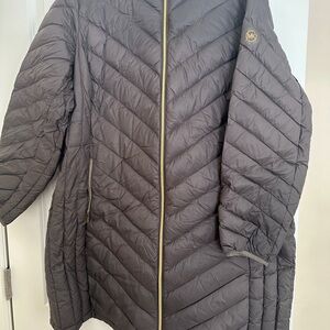 Michael Kors Women's Charcoal Puffer Coat